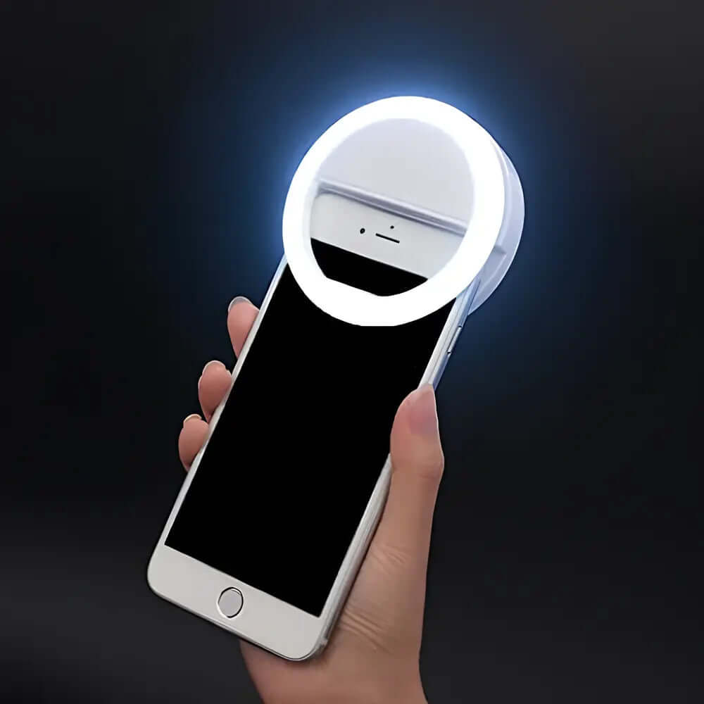 Anillo de Luz LED Selfie Ring Light - Iluminación Profesional para Móvil.