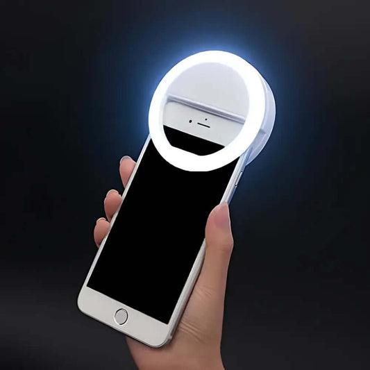 Anillo de Luz LED Selfie Ring Light - Iluminación Profesional para Móvil.