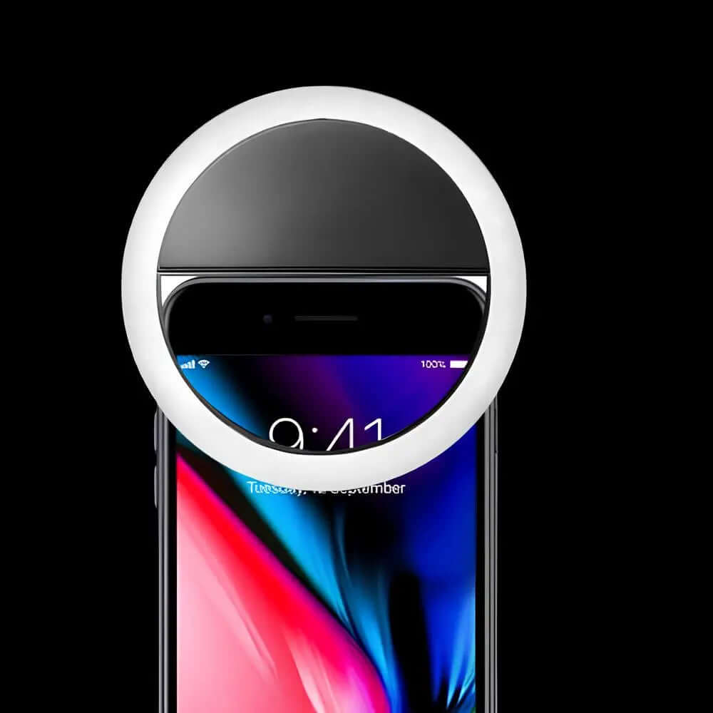 Anillo de Luz LED Selfie Ring Light - Iluminación Profesional para Móvil.