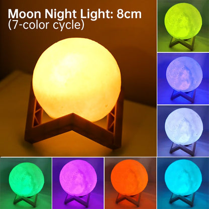 LED Night Light in Shape of Moon