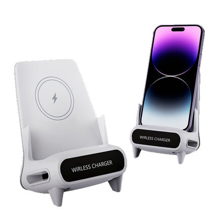 Lazy Chair Stand For Desktop Horizontal Or Vertical Viewing Enhanced Audio For Binge-watching Auto-sensing Fast Charger.