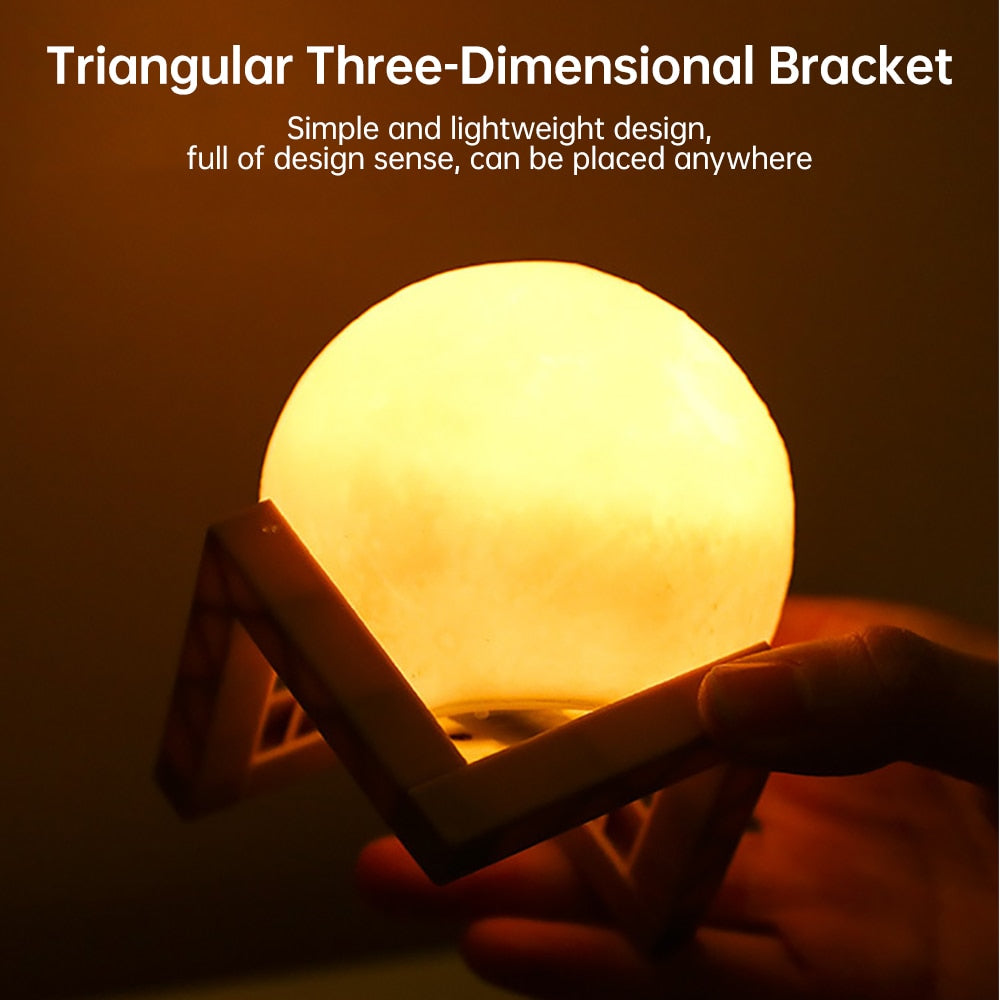 LED Night Light in Shape of Moon