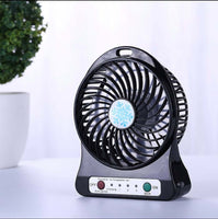 Ventilador Portátil USB Recargable de Alta Potencia.