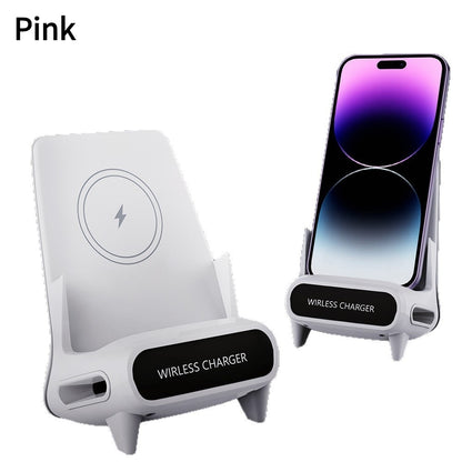 Lazy Chair Stand For Desktop Horizontal Or Vertical Viewing Enhanced Audio For Binge-watching Auto-sensing Fast Charger.