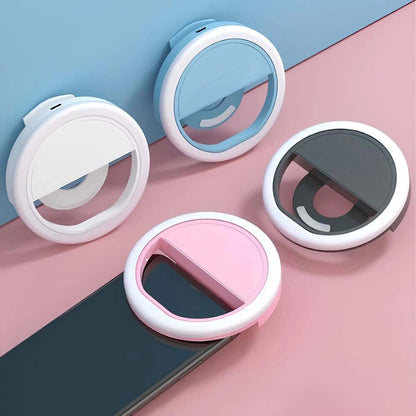 Anillo de Luz LED Selfie Ring Light - Iluminación Profesional para Móvil.