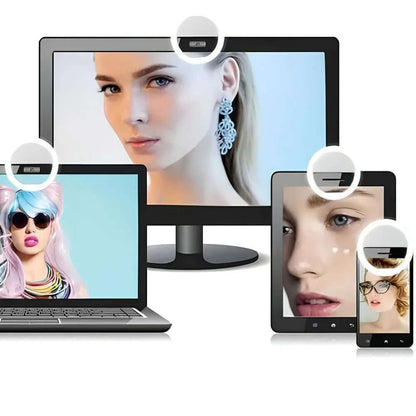 Anillo de Luz LED Selfie Ring Light - Iluminación Profesional para Móvil.