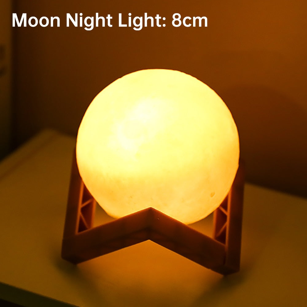 LED Night Light in Shape of Moon