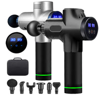 Pistola de Masaje Muscular LCD - Alivio Profesional del Dolor con Pantalla Digital